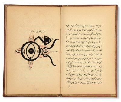 Hunayn Bin Ishaq (Kr.u. 873): Három értekezés (Maqalat) a szemészetről, Qajar, Irán, 19. század első fele (tinta, papír) alkotó: Iranian School