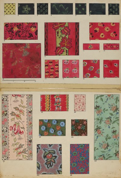 Patchwork és rátétes paplan, c. 1936 alkotó: Irene Schaefer