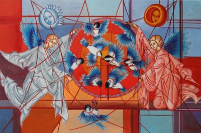 A csalódott világ és a Chickadees, 2015 alkotó: Irina Corduban