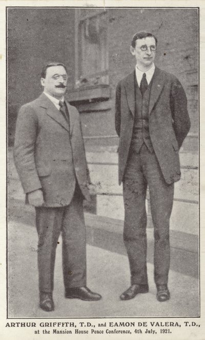 Arthur Griffith és Eamon de Valera alkotó: Irish Photographer