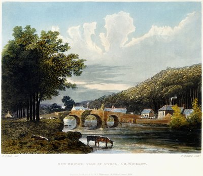 New Bridge, Vale of Ovoca, Co. Wicklow, 1835 alkotó: Irish School