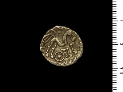 Érme a Henley-kincsből, ie 50 körül (arany) alkotó: Iron Age