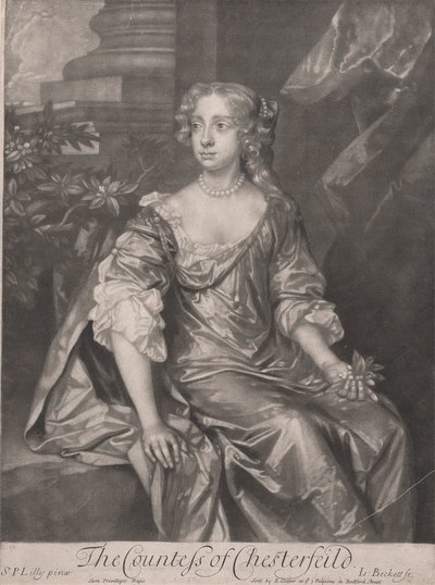 Erzsébet, Chesterfield grófnője (1640-1665) alkotó: Isaac Beckett