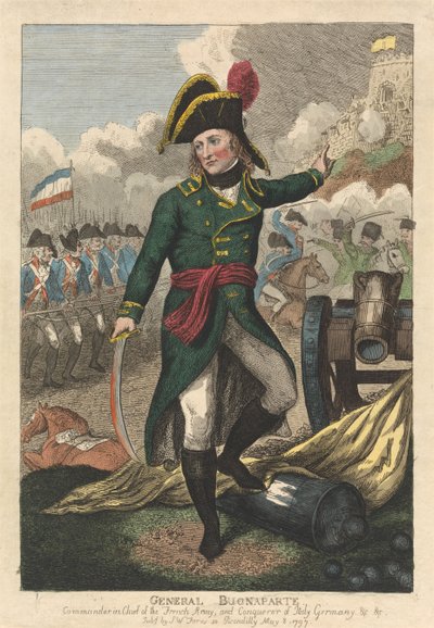 Buonaparte tábornok alkotó: Isaac Cruikshank