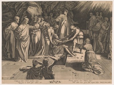 Lázár feltámasztása alkotó: Isaac Duchemin