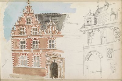 A városháza és a Waag Hoornban alkotó: Isaac Gosschalk