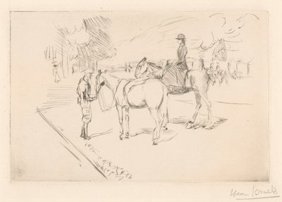 Amazon társával alkotó: Isaac Israels (signed by artist)