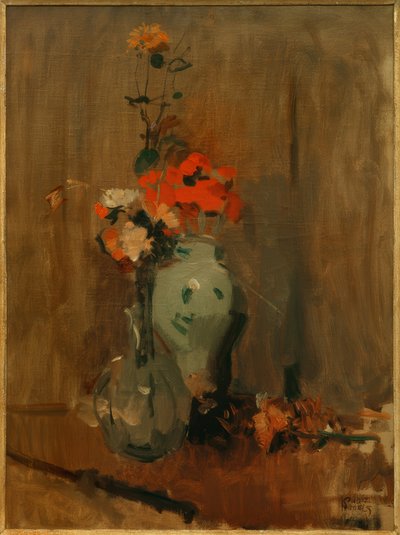 Csendélet virágokkal alkotó: Isaac Israels