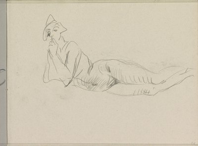 Fekvő női akt alkotó: Isaac Israels