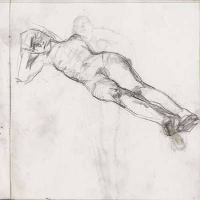 Fekvő női akt alkotó: Isaac Israels