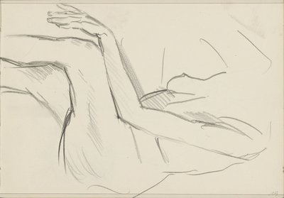 Ülő női akt alkotó: Isaac Israels