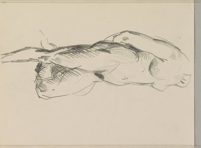 Álló női akt alkotó: Isaac Israels