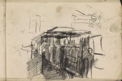 Utcakép éjszaka alkotó: Isaac Israels
