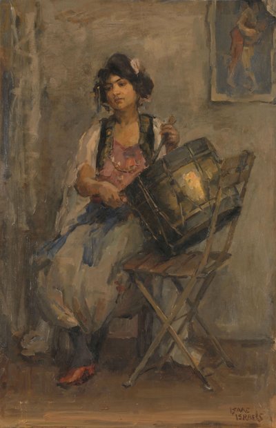 A dobos hölgy alkotó: Isaac Israels