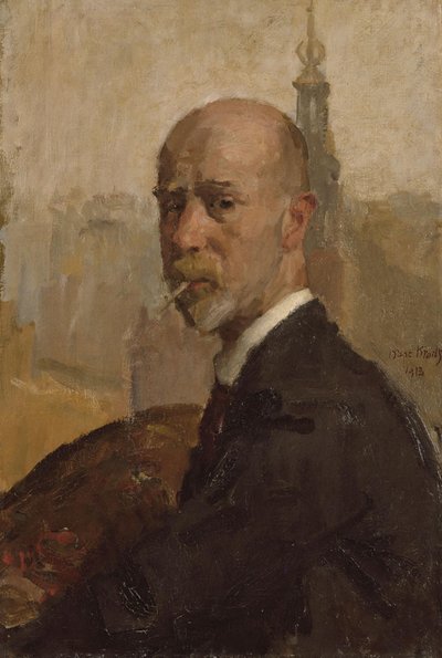 Önarckép a Pénzverdével alkotó: Isaac Israels