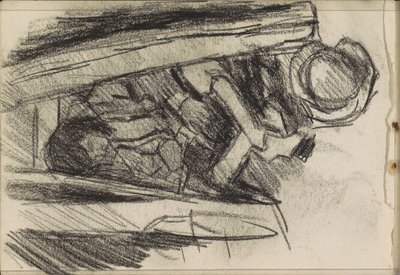 Ülő fiatalember alkotó: Isaac Israels