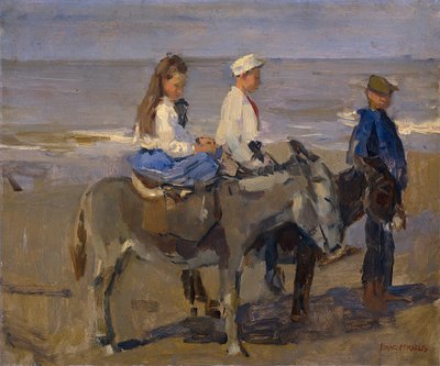 Német: Fiú és lány szamárháton Fiú és lány szamárháton alkotó: Isaac Israels