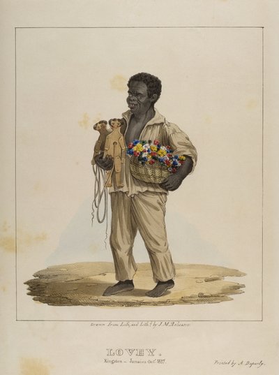 Lovey, 8. tábla a Karaktervázlatokból..., 1838 alkotó: Isaac Mendes Belisario