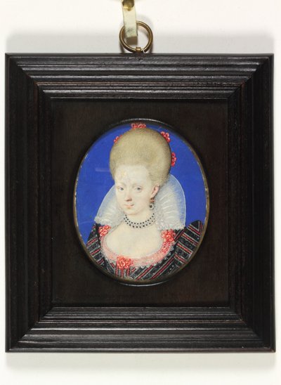 Frances Howard, Lennox és Richmond hercegnője (akvarell pergamen) alkotó: Isaac Oliver