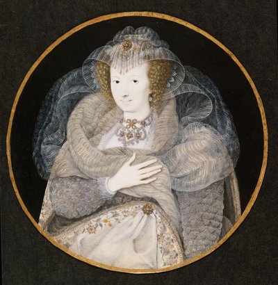 Frances, Howard grófnő portréja alkotó: Isaac Oliver