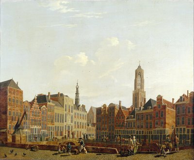 Utrecht városháza híd és környéke alkotó: Isaac Ouwater