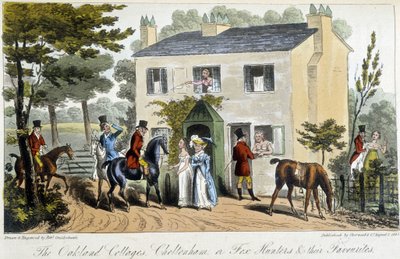 Bordélyház az angol vidéken - Charles Molloy Westmacott „” The english spy” című művében, ill. írta: Robert Cruikshank, London alkotó: Isaac Robert Cruikshank