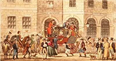 Bull and Mouth Inn alkotó: Isaac Robert Cruikshank