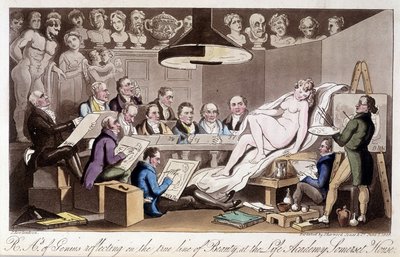 Rajzóra felnőtteknek. Charles Molloy Westmacott „Az angol kém” című művében. Robert Guikshand rajza alkotó: Isaac Robert Cruikshank