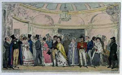 Elhagyva az Operát, kocsmát. írta: C. Smith alkotó: Isaac Robert Cruikshank