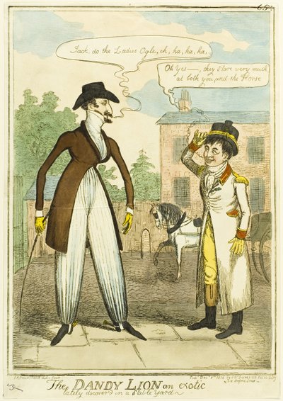 A Dandy Lion egzotikus állatot fedeztek fel az utóbbi időben egy istálló udvarán alkotó: Isaac Robert Cruikshank