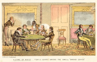 Egy whist játék alkotó: Isaac, Robert and George Cruikshank
