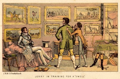 Jerry a duzzadásra készül alkotó: Isaac, Robert and George Cruikshank