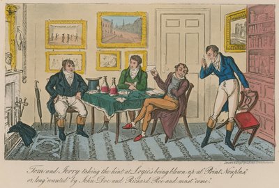 Tom és Jerry utal arra, hogy Logic-ot felrobbantották a „Point Nonplusban” alkotó: Isaac, Robert and George Cruikshank
