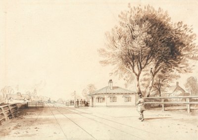 Kilátás a Liverpool és a Manchester Railway vonalára alkotó: Isaac Shaw