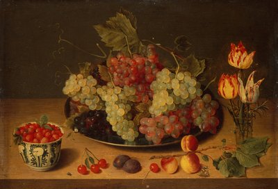 Csendélet gyümölccsel és virággal (olaj) alkotó: Isaac Soreau