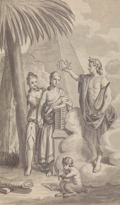 Town and Country Magazine, frontispiece for Vol. X 1778-ra alkotó: Isaac Taylor