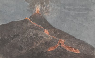 Vezúv a kitörésben alkotó: Isaac Weld
