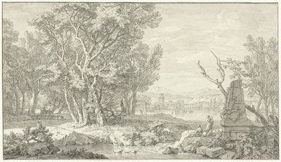 Árkádiai táj alkotó: Isaac de Moucheron
