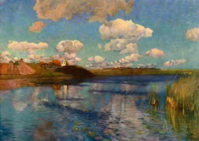 Egy napsütéses nap a tó mellett, 1899-1900, 1965. alkotó: Isaak Ilyich Levitan
