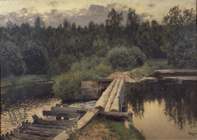 A sekélynél, 1892 alkotó: Isaak Ilyich Levitan