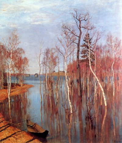 Tavaszi árvizek alkotó: Isaak Ilyich Levitan