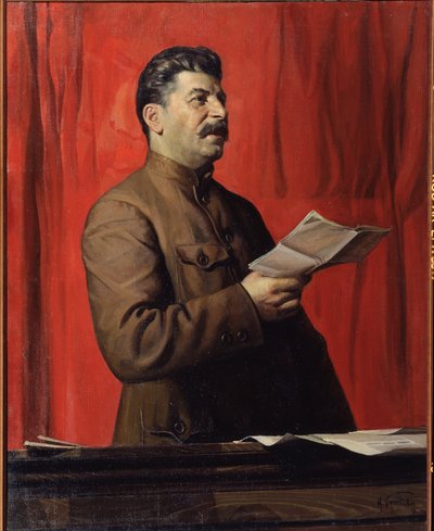 Sztálin portréja alkotó: Isaak Israilevich Brodsky
