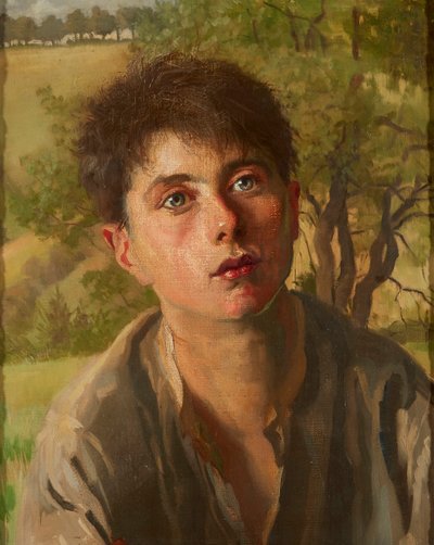Az ifjú pásztorfiú (olaj, vászon) alkotó: Isabel Codrington