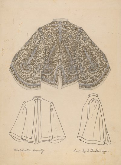Hímzett kabát alkotó: Isabelle De Strange