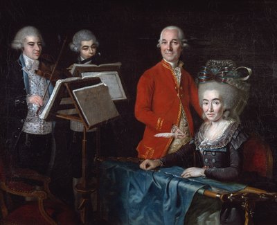 Családi csoport, 1781 alkotó: Isabelle Pinson