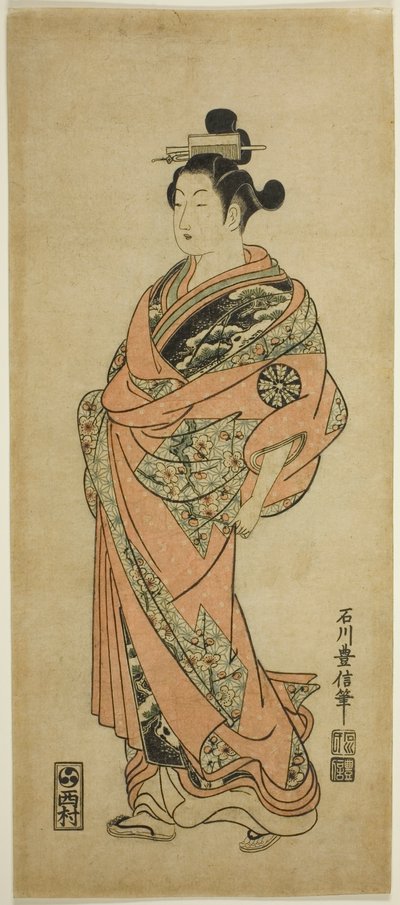 A színész Nakamura Tomijuro I alkotó: Ishikawa Toyonobu