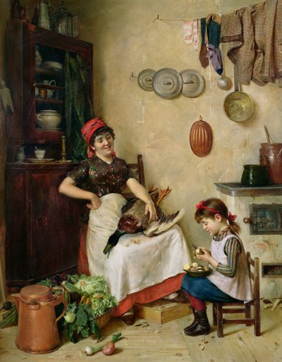 Egy segítő kéz (panel) alkotó: Isidor Kaufmann