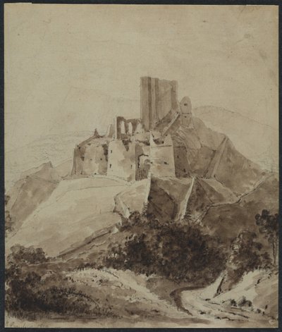 A Chateau dArque romjai, 1819. alkotó: Isidore Justin Taylor
