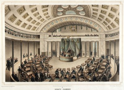 Washington - szenátusi kamara alkotó: Isidore Laurent Deroy