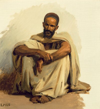Ülő arab alkotó: Isidore Pils
